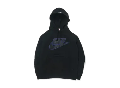 Supreme / Nike® Leather Appliqué Hooded Sweatshirt "Black"