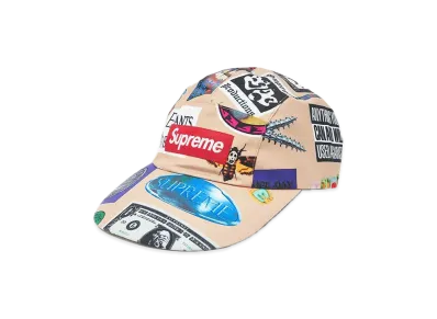 Supreme GORE-TEX Long Bill Camp Cap "Tan Stickers"
