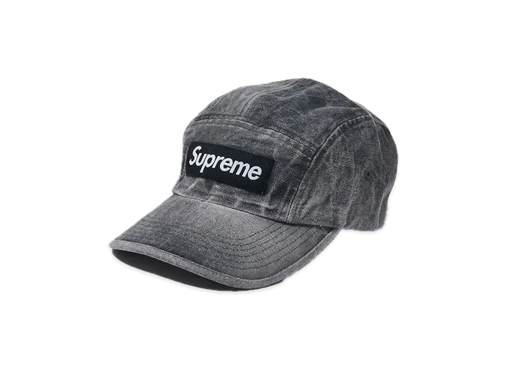 Supreme Spray Canvas Camp Cap "Black"