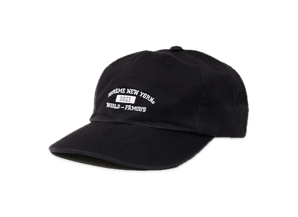 シュプリーム ワールド フェイマス 6パネル "ブラック"