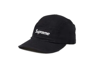 Supreme Linen Camp Cap "Black"