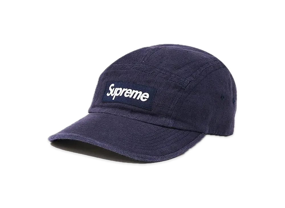 Supreme Linen Camp Cap "Navy"