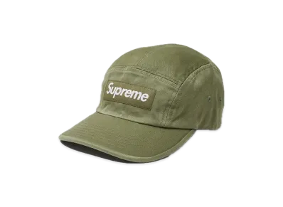 Supreme Linen Camp Cap "Olive"