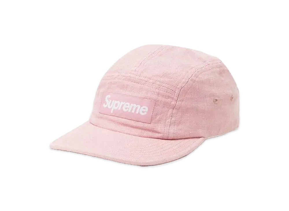 Supreme Linen Camp Cap "Pink"