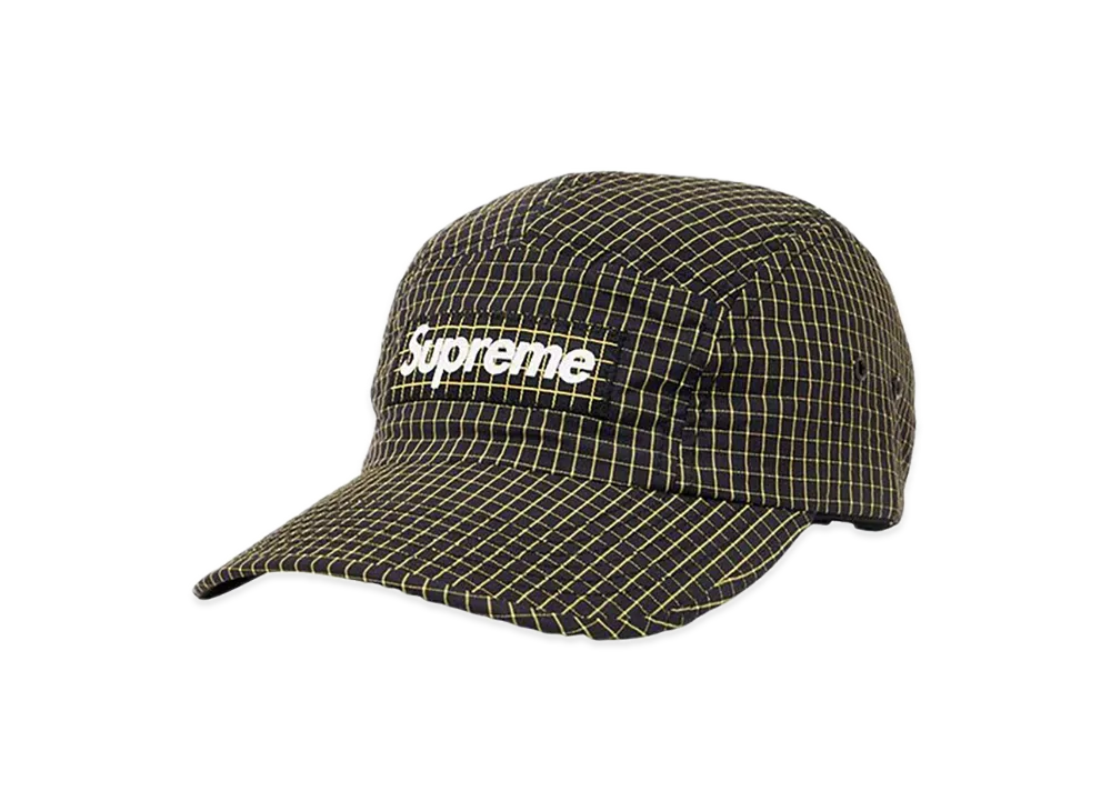 Supreme 2-Tone Ripstop Camp Cap "Black"