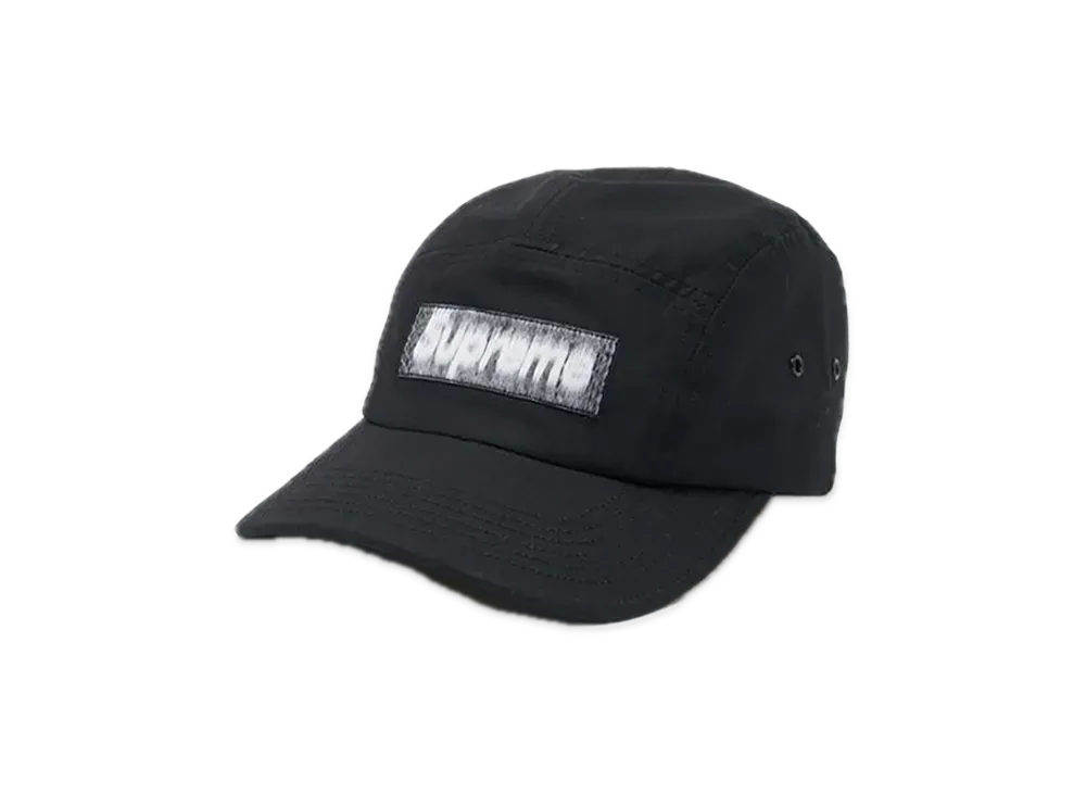 Supreme Reversed Label Camp Cap "Black"