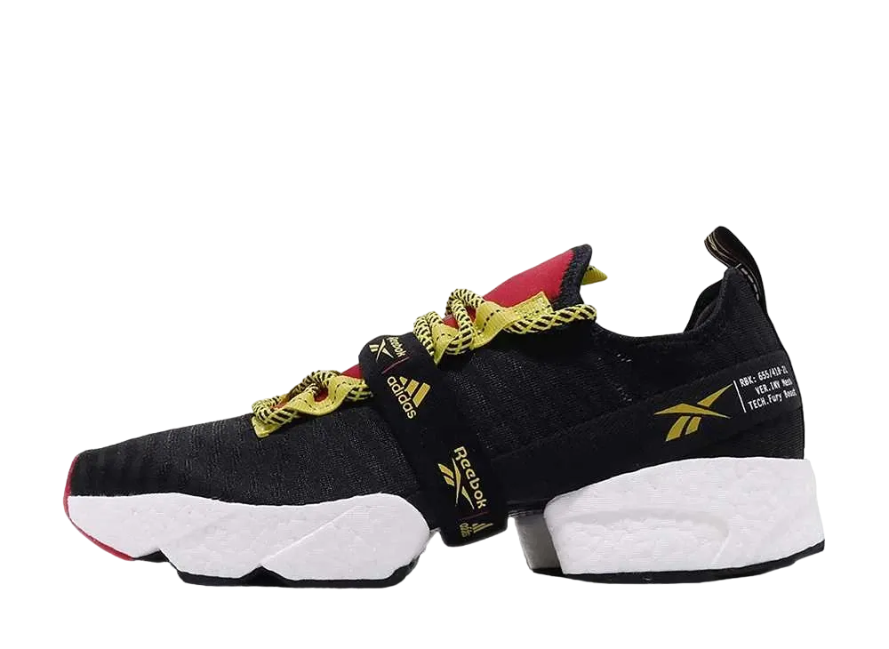 adidas × Reebok Sole Fury Boost "Black/Yellow"