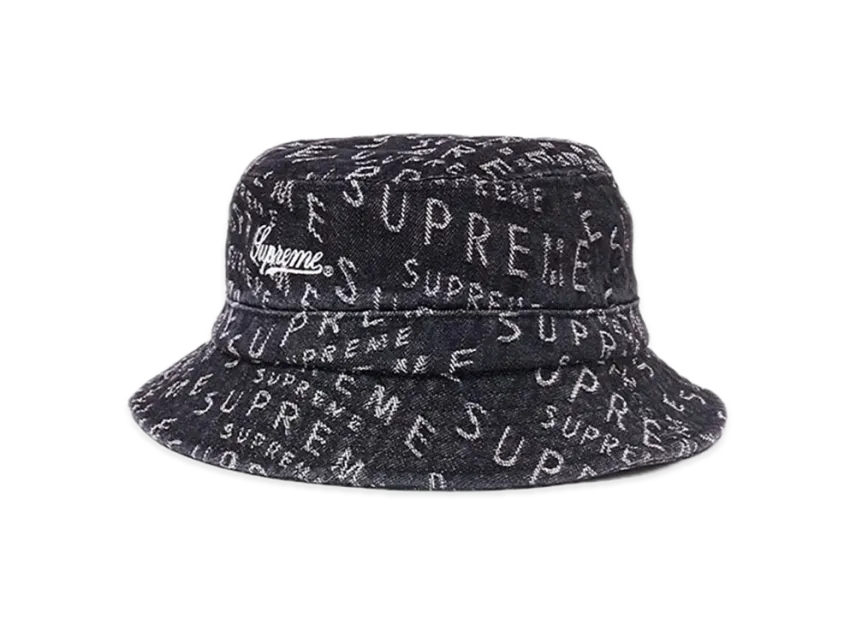 Supreme Warp Jacquard Logos Denim Crusher