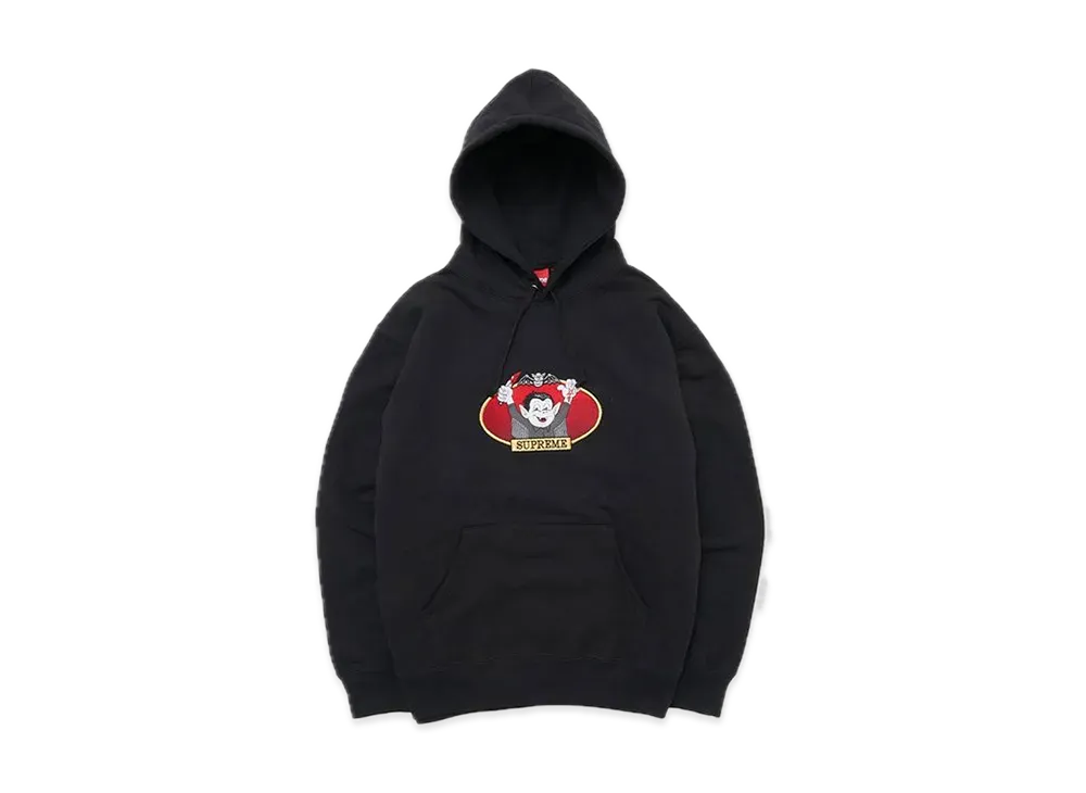 Supreme Vampire Boy Hooded Sweatshirt "Black"
