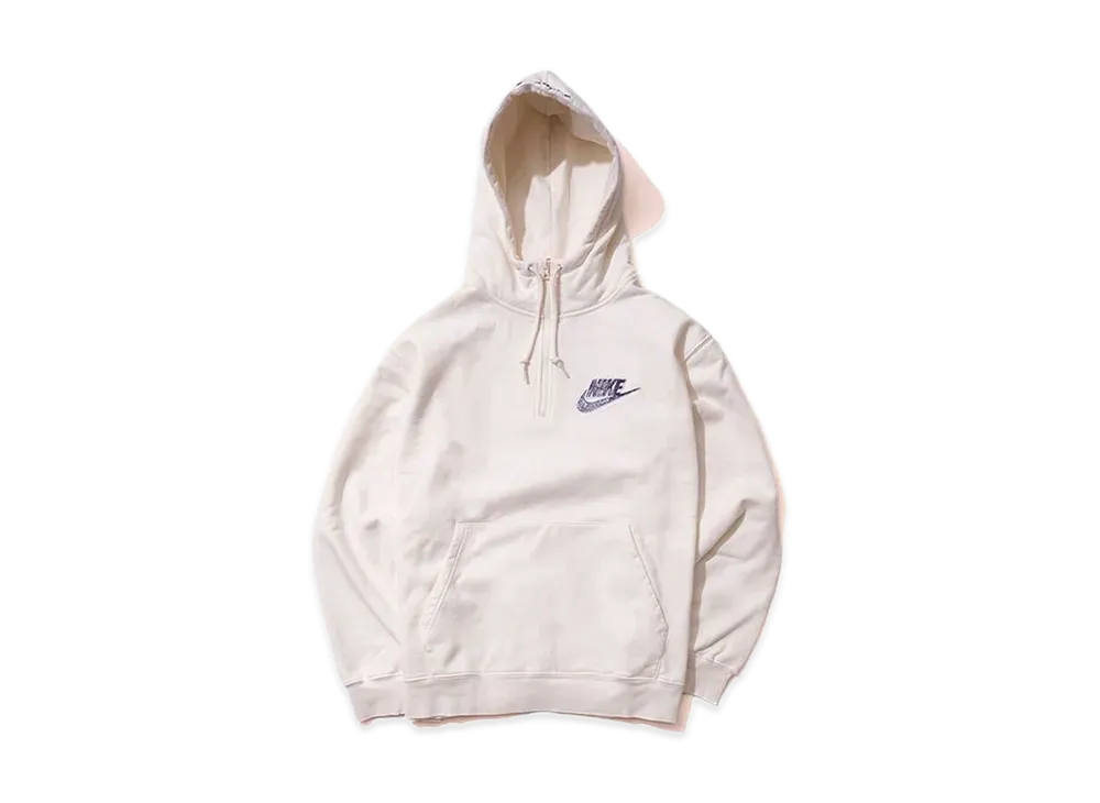 シュプリーム ナイキ ハーフ ジップ フーデッド スウェットシャツ "ホワイト"