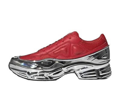 RAF SIMONS × adidas Ozweego "Red/Silver Metallic"
