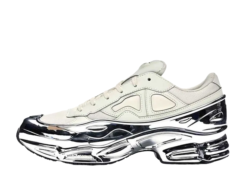 RAF SIMONS × adidas Ozweego "White/Silver Metallic"