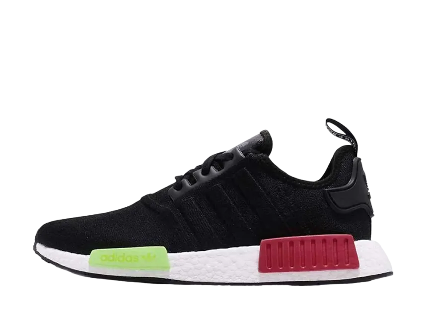 アディダス NMD R1 ブラック "コアブラック エネルギー ピンク"
