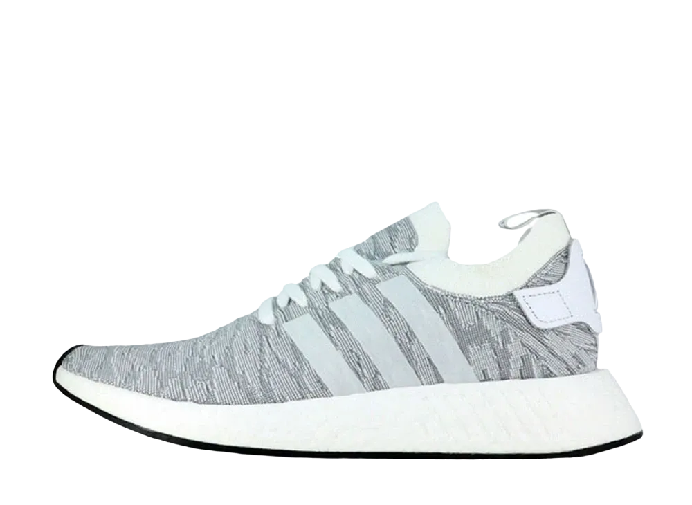 adidas NMD R2 PRIMEKNIT "WHITE/BLACK"