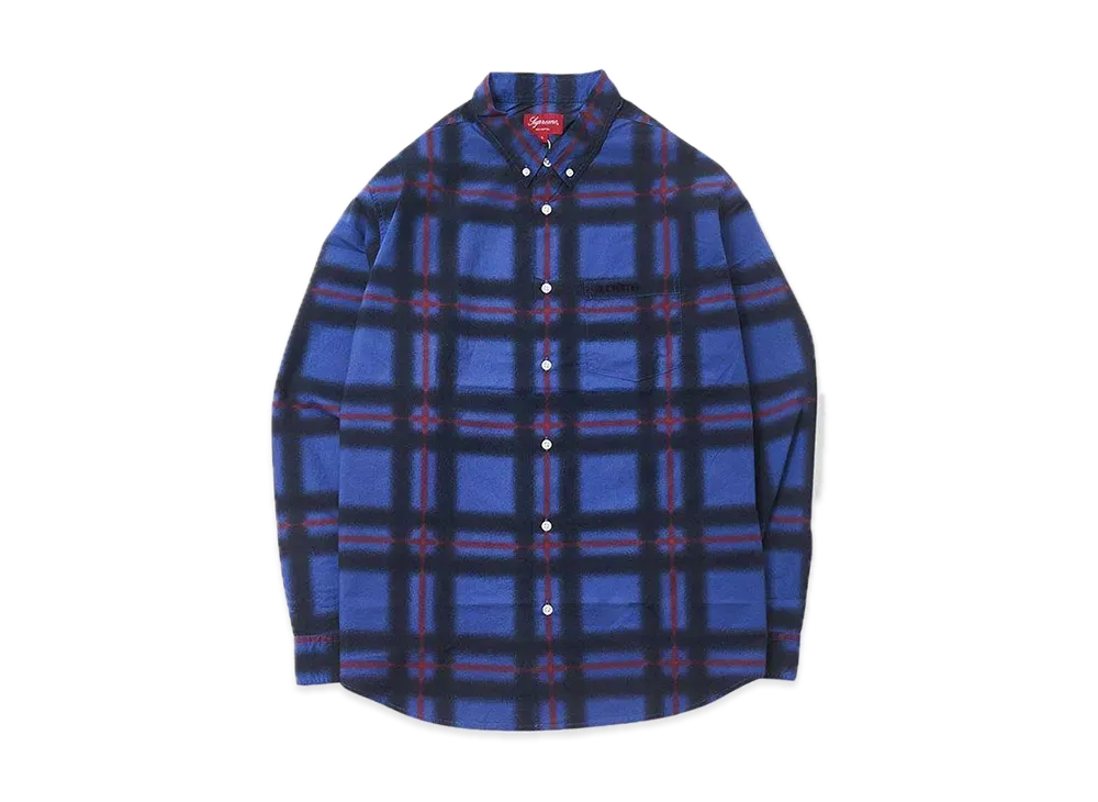 シュプリーム スプレイ タータン シャツ "パープル"