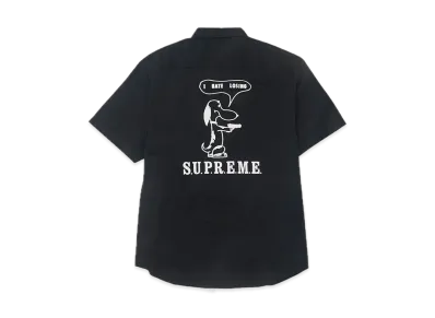 Supreme Dog S/S Work Shirt "Black"