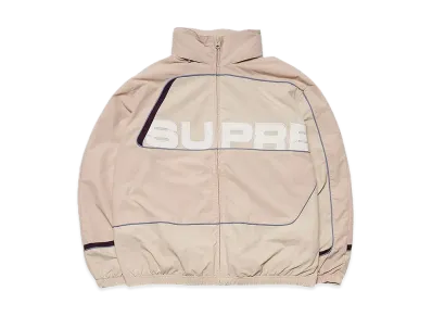 Supreme S Paneled Track Jacket "Dusty Pink"