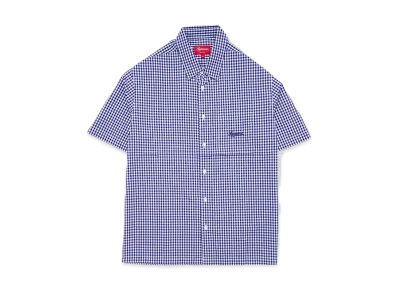 Supreme Gingham S/S Shirt "Blue"