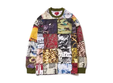 Supreme Mosaic Patchwork L/S Top "Multi"