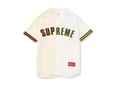 Supreme Don't Hate Baseball Jersey "Ivory White"