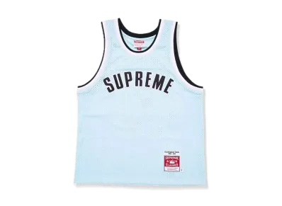 Supreme x Mitchell & Ness Basketball Jersey "Blue"