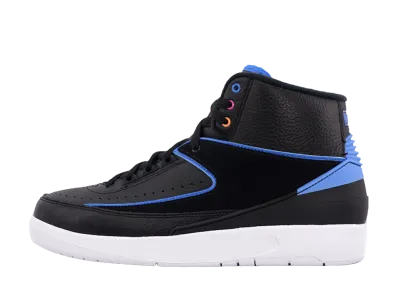 AIR JORDAN 2 RETRO "BLACK/PINK FIRE-PHOTO BLUE-ATOMIC ORANGE"