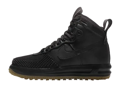 Nike Lunar Force 1 Duckboot "Black/Metallic Silver/Anthracite"