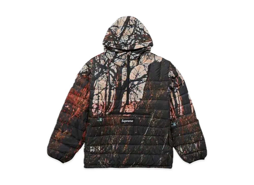 Supreme Micro Down Half Zip Hooded Pullover 