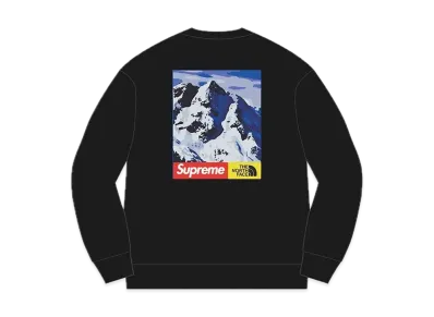 Supreme x The North Face Mountain Crewneck Sweatshirt "Black"