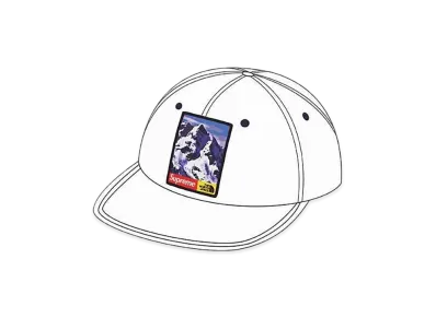 Supreme x The North Face Mountain 6-Panel Hat "White"
