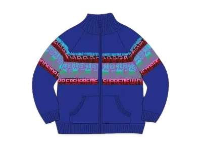 Supreme Chullo WINDSTOPPER® Zip Up Sweater "Blue"