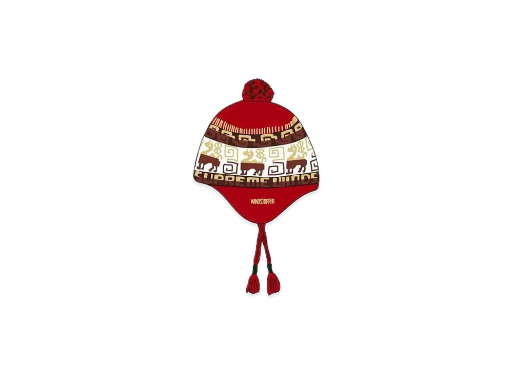 Supreme Chullo WINDSTOPPER® Earflap Beanie "Red"