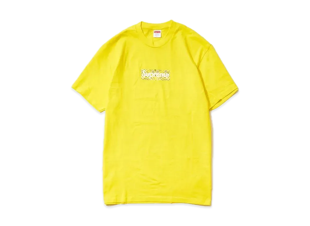 Supreme Bandana Box Logo Tee "Yellow"