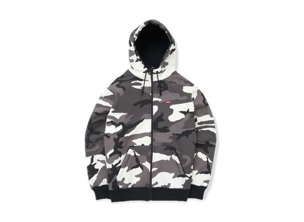 Supreme WINDSTOPPER Zip Up Hooded Sweatshirt "Snow Camo"