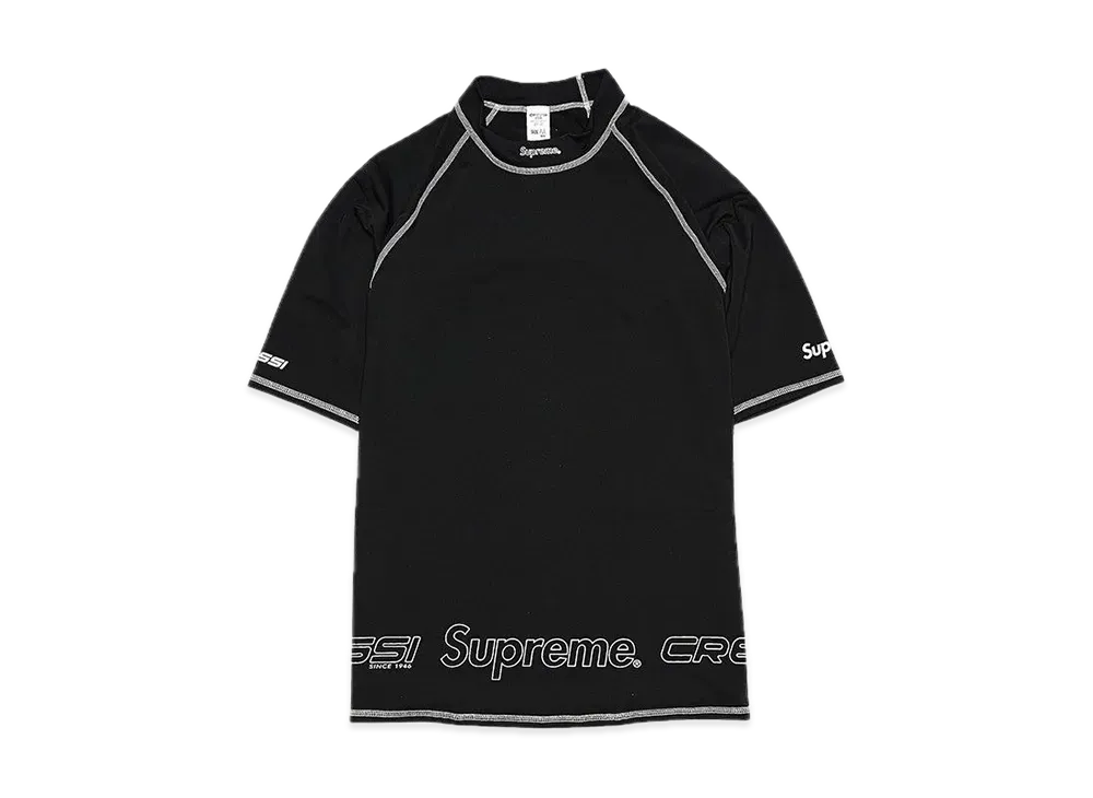 L Supreme Cressi Rash Guard Black