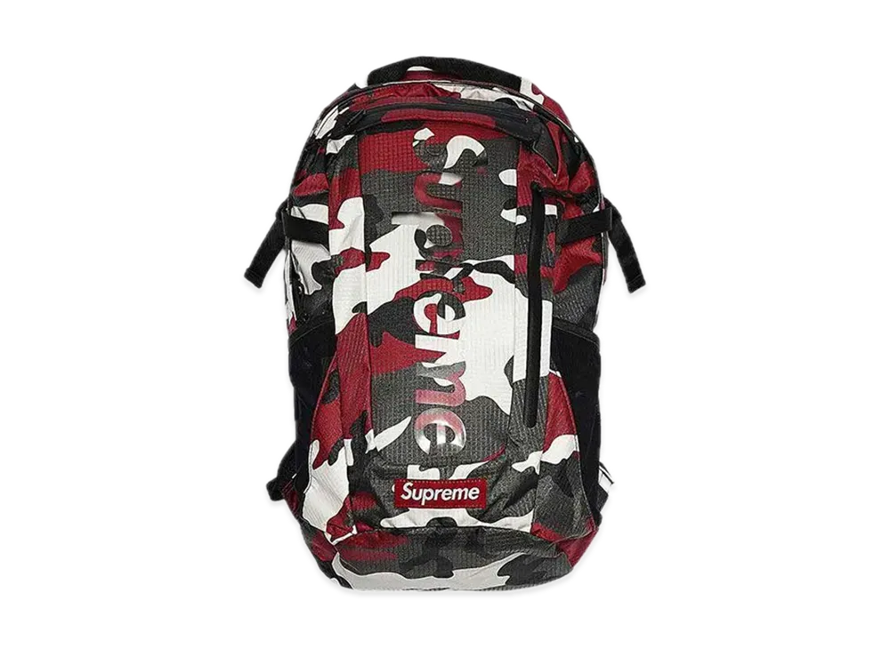 Supreme Backpack 21SS "Red Camo"