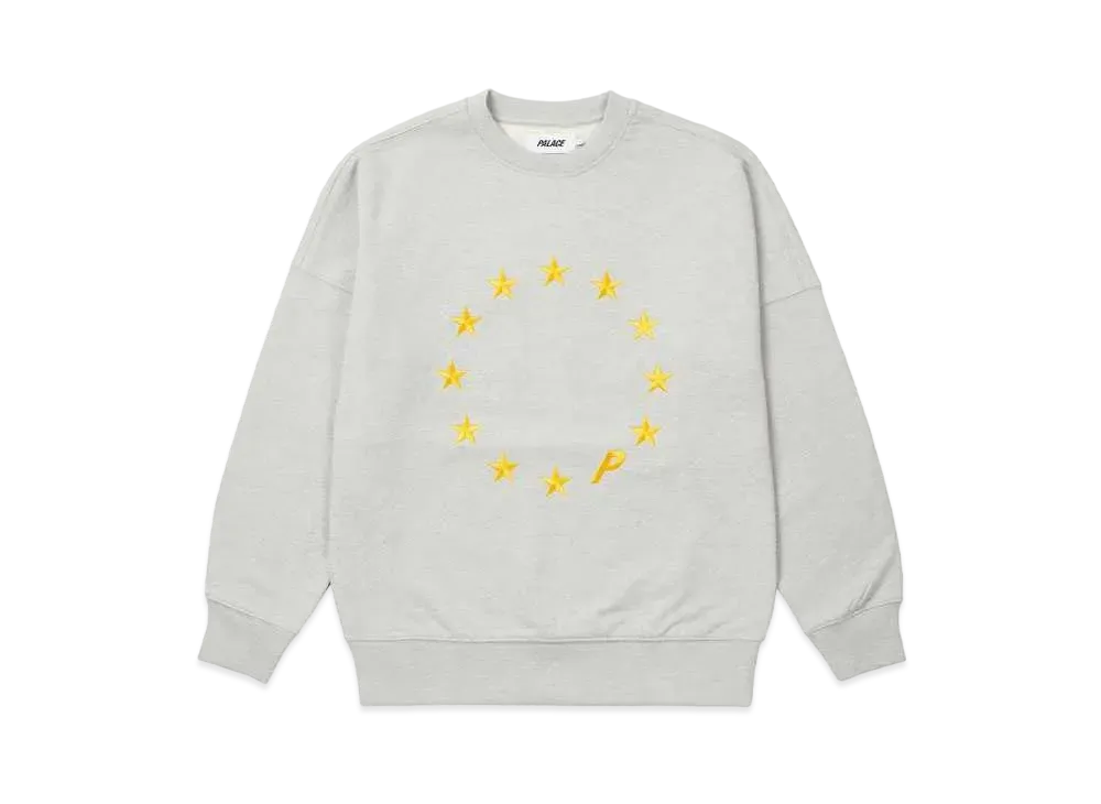 PALACE EU DON CREW "Grey"