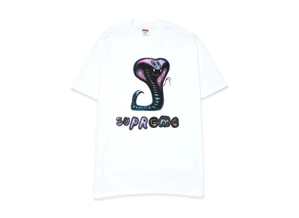Supreme Snake Tee "White"