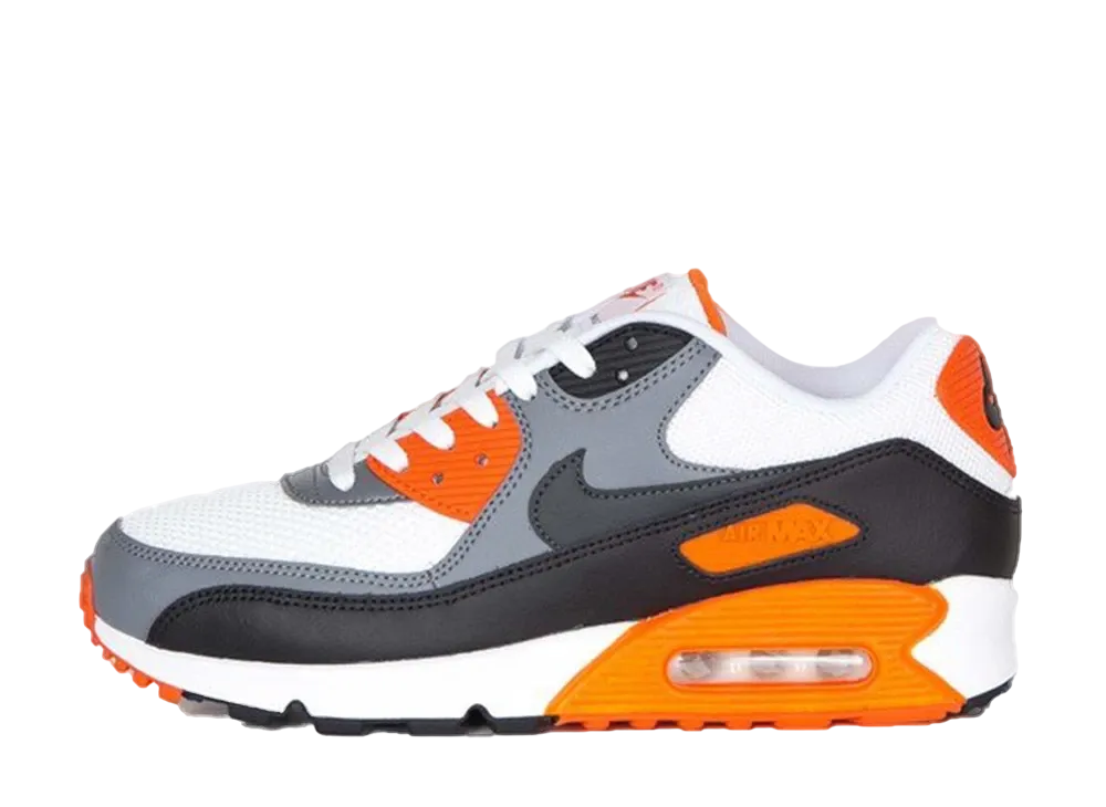 NIKE AIR MAX 90 "WHITE/GREY/ORANGE"