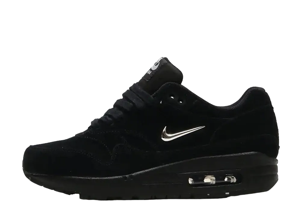 NIKE Women's AIR MAX 1 JEWEL "BLACK"
