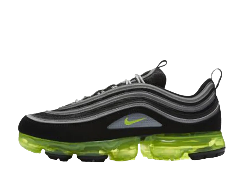 Nike Air Vapormax '97 "Black/Volt-Metallic Silver"