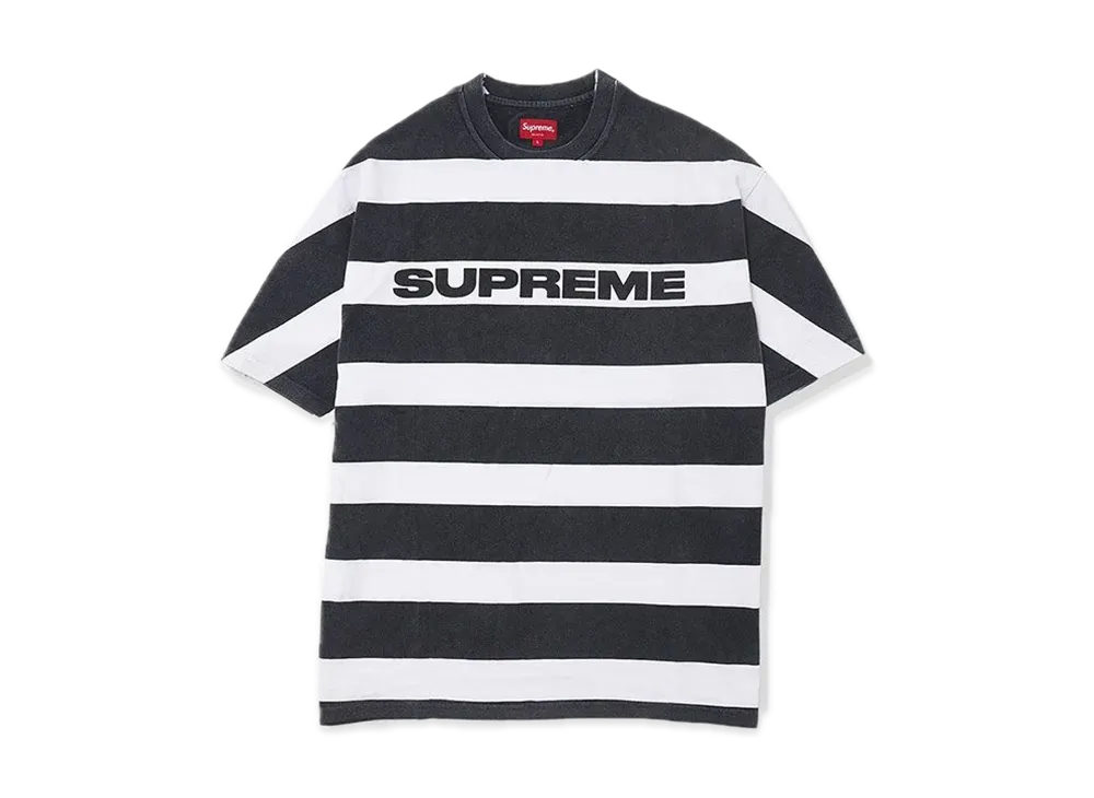 Supreme Printed Stripe S/S Top "Black"