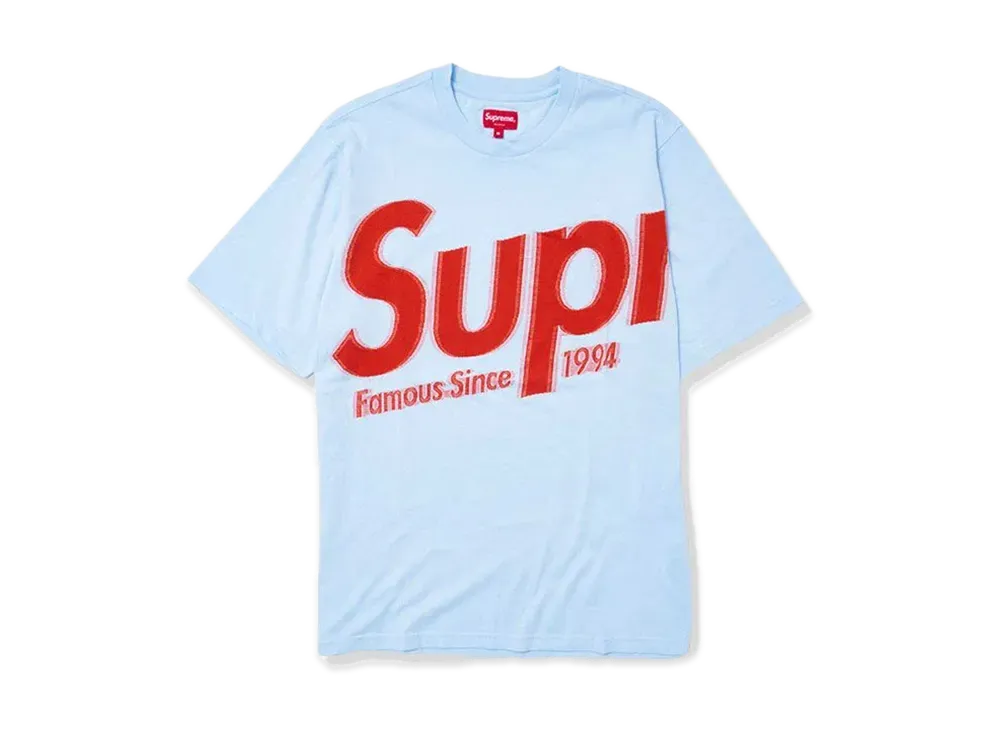 Supreme Intarsia Spellout S/S Top "Blue"