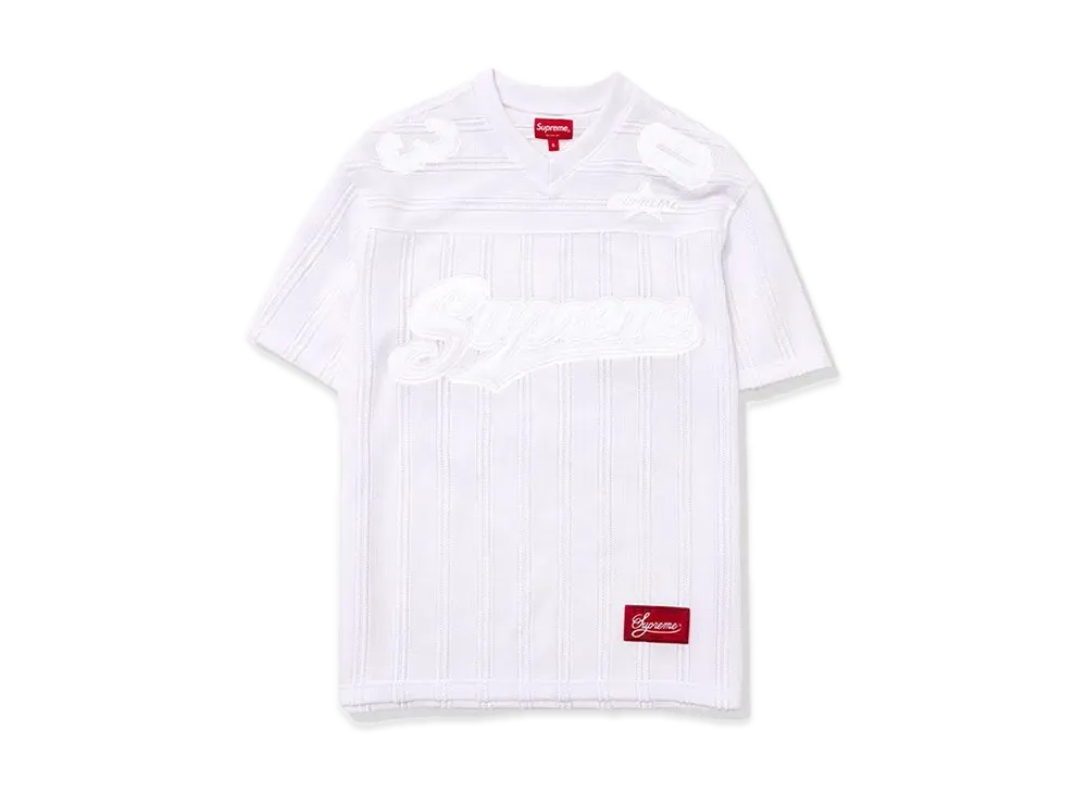 Supreme Mesh Stripe Football Jersey Supreme Mesh Stripe Football Jersey