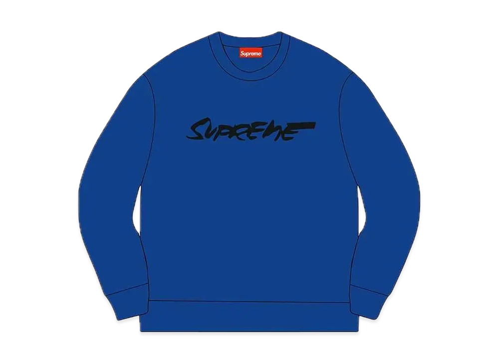 Supreme Futura Logo Crewneck "Royal"
