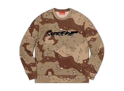 Supreme Futura Logo Crewneck "Camo"