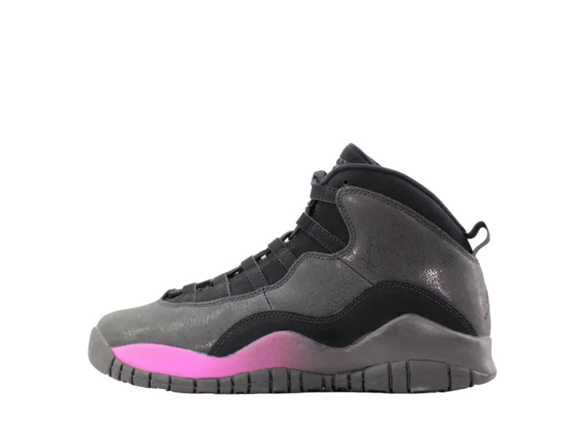 ナイキ GS エアジョーダン10 レトロ GG "フクシア ブラック"