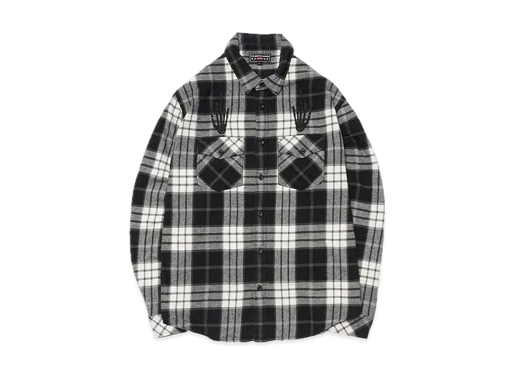 Supreme x HYSTERIC GLAMOUR Plaid Flannel Shirt "Black"