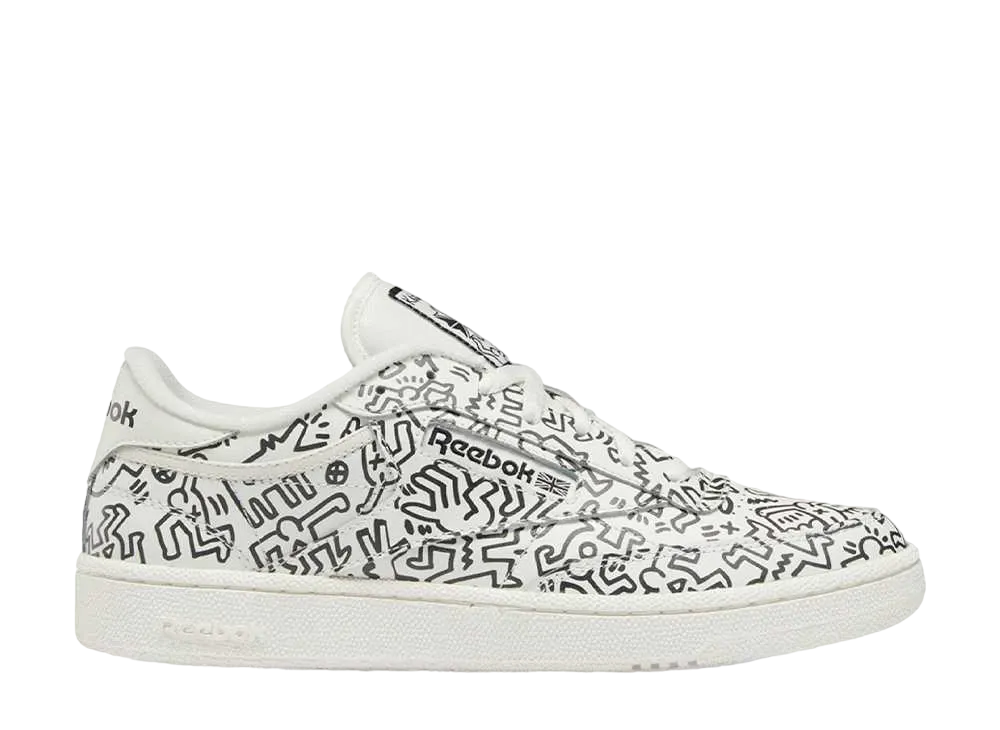 キース・ヘリング × リーボック クラシック クラブC "ホワイト"