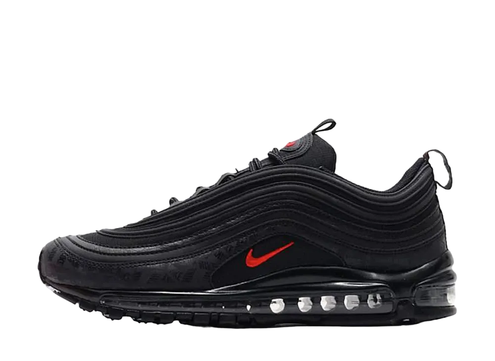 Nike Air Max 97 "Black/University Red Nike Logos"